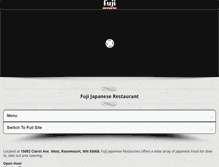 Tablet Screenshot of fujirosemount.com